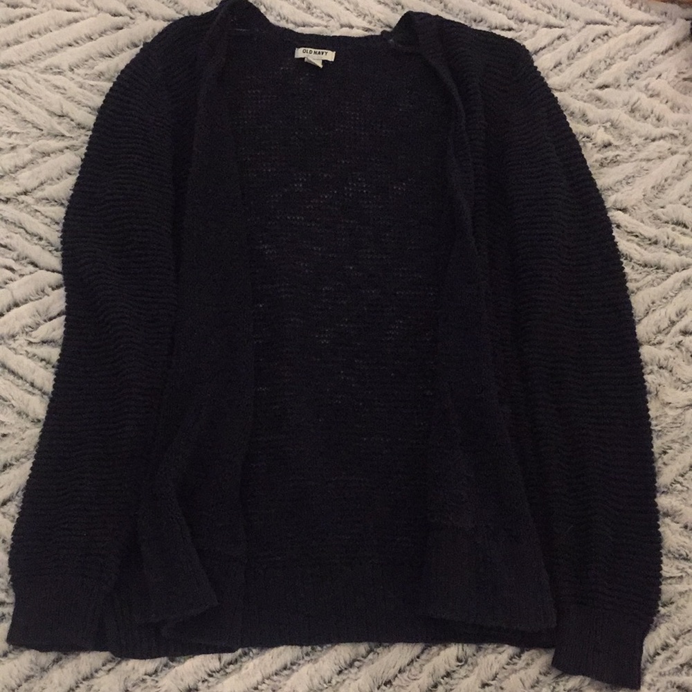 Navy cardigan